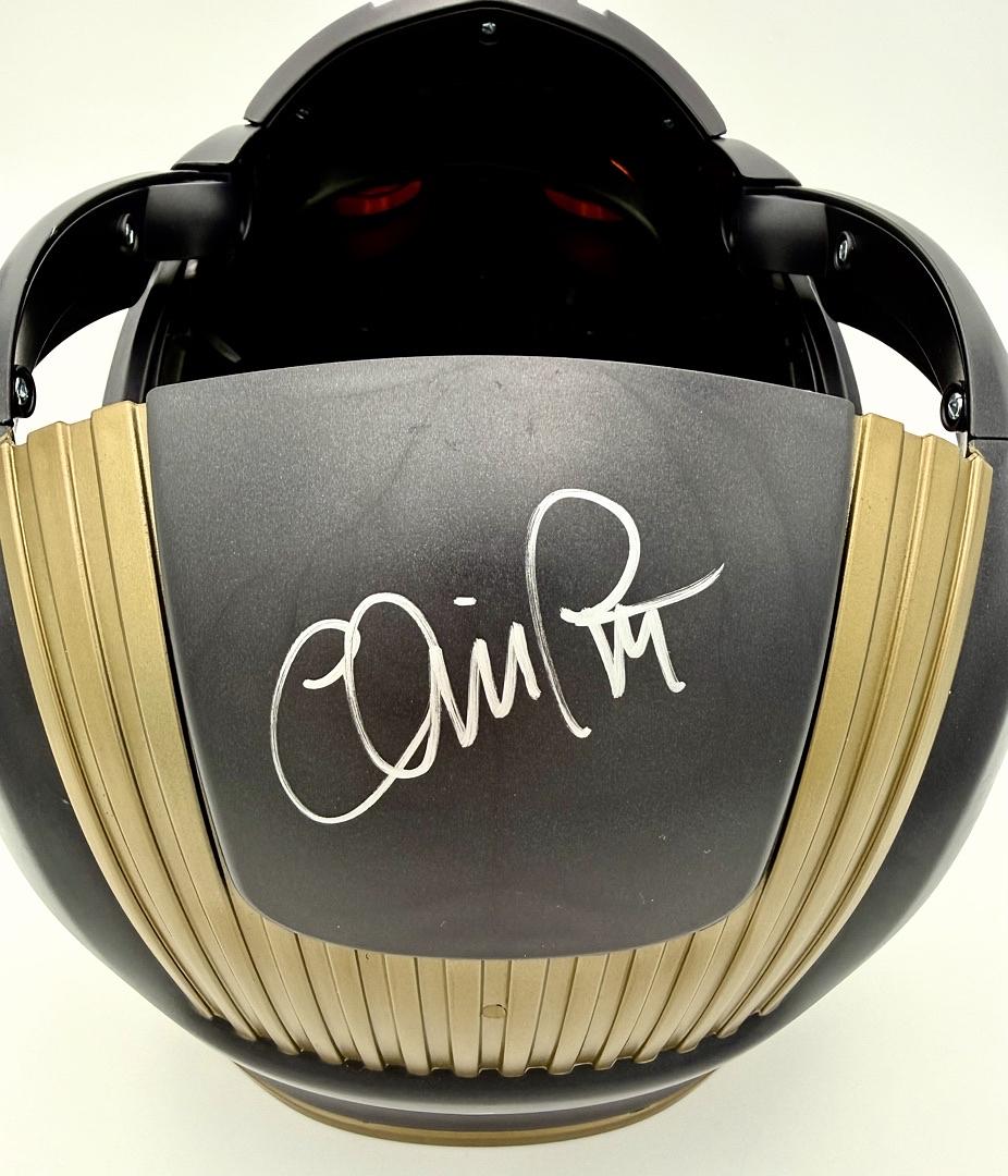 Chris Pratt, Samuel L. Jackson, Paul Bettany, Paul Rudd & Karen Gillan signed helmet - *RARE* Celebrity Authentics